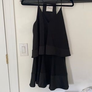 Black 2 tier cocktail dress